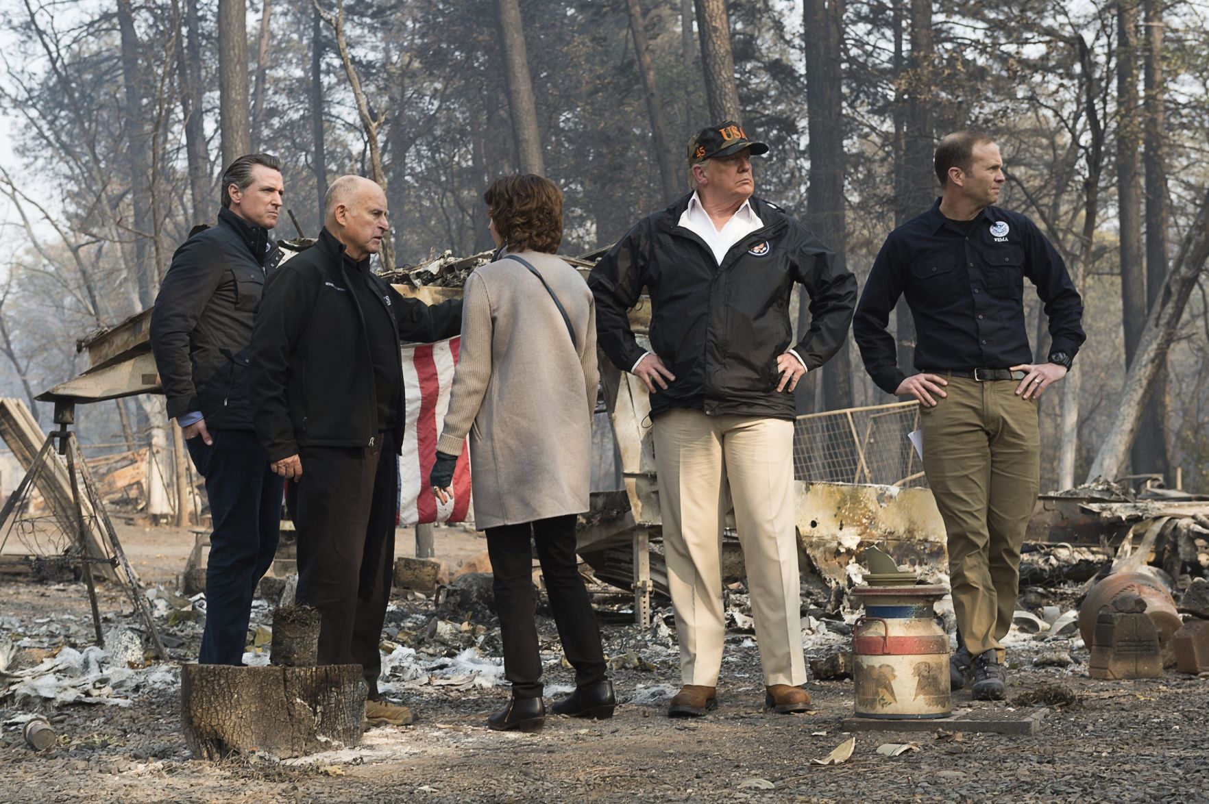 Trump California Wildfires